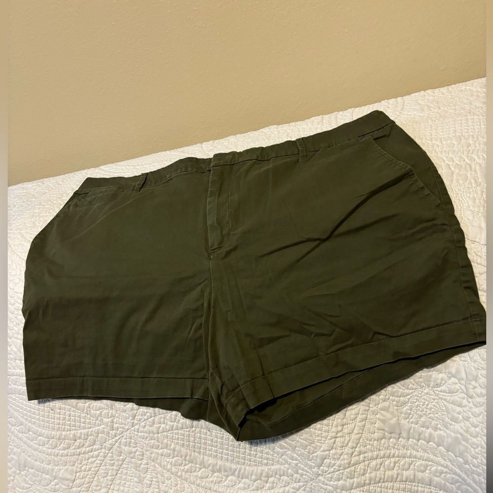 Green shorts